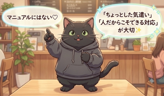 『ちょっとした気遣い』『人だからこそできる対応』を大切に！