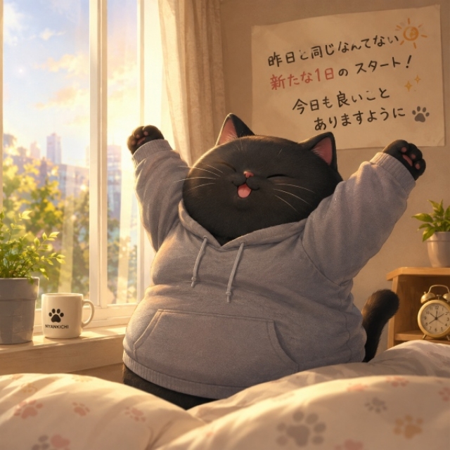 今日も新しい一日のスタートです☀️