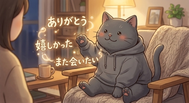 気持ちは、言葉にしてこそ伝わるもの